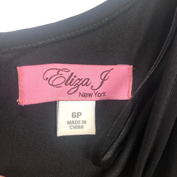 Eliza J black Empire waist Little black dress - Picture 5 of 8